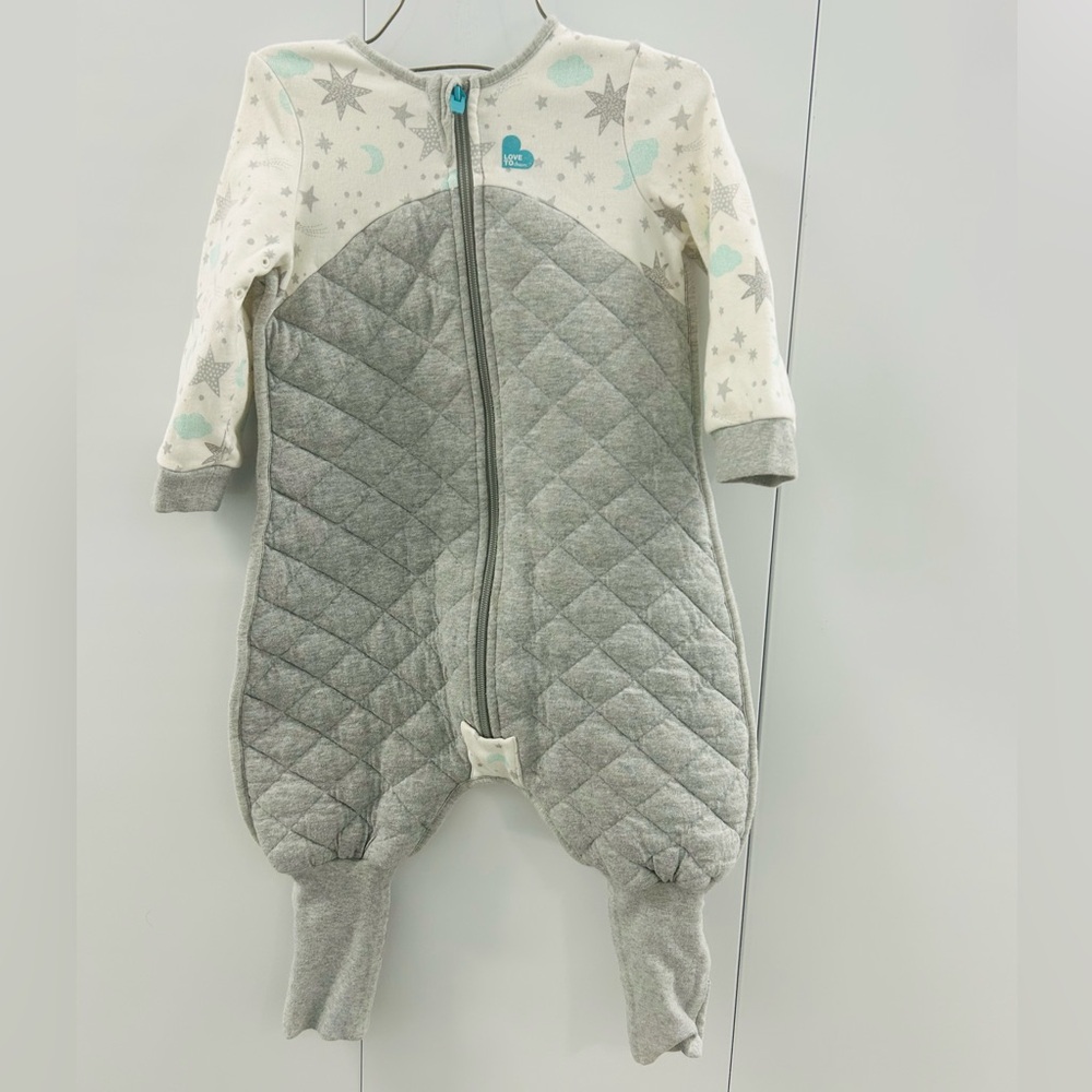 Love to Dream Extra Warm Toddler Sleep Suit (24-36 M), Wearable Blanket, Grey